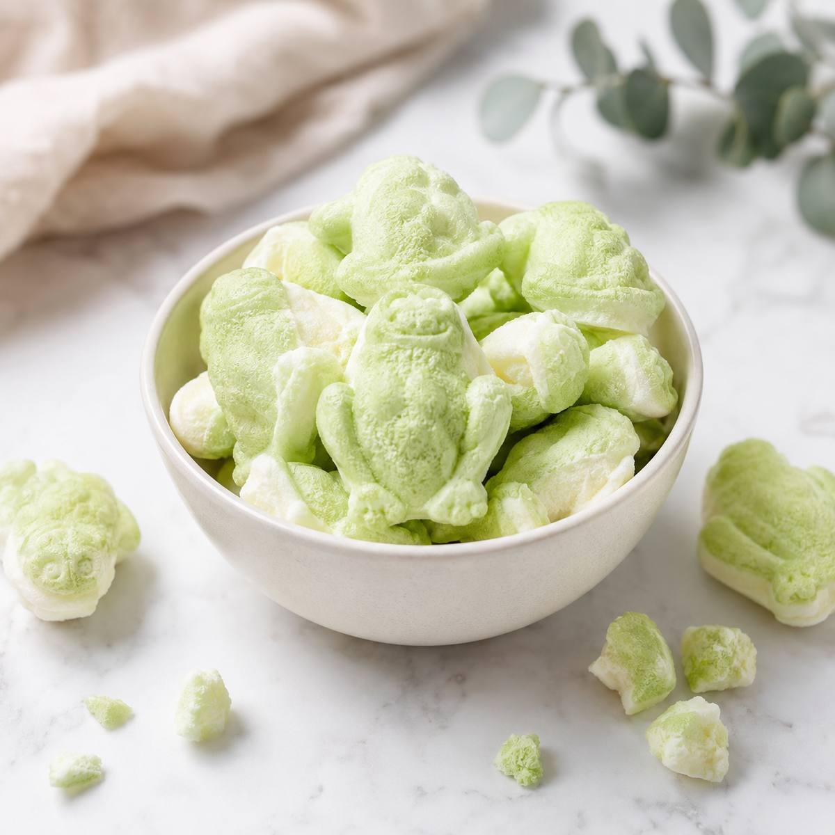 Grenouille pomme verte